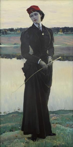 Портрет О. М. Нестеровой ("Амазонка")