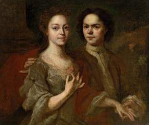Self-Portrait with Wife
